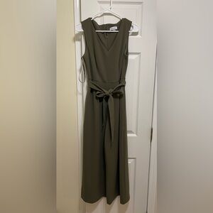 Olive Calvin Klein jumpsuit